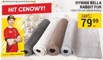 Dywan BELLA RABBIT FUR 120x170 cm, różne kolory promocja w Merkury Market