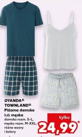 Piżama damska s-l Oyanda promocja w Kaufland