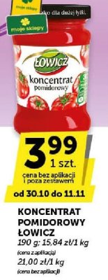 Koncentrat pomidorowy Łowicz promocja w ABC