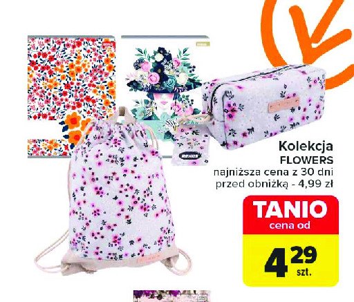 Zeszyt a5/60 k. flower kratka Rexus promocja