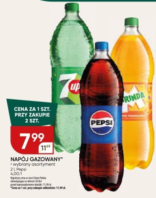 Napój gazowany promocja w Chata Polska