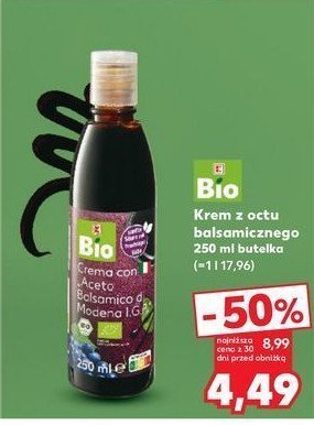 Krem z octu balsamicznego K-classic bio promocja