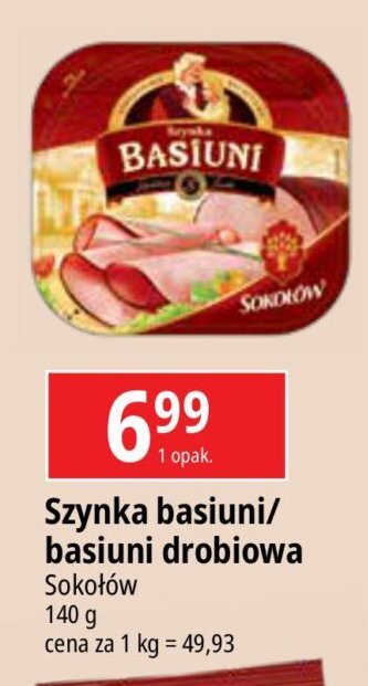 Szyneczka drobiowa Sokołów sokoliki promocja