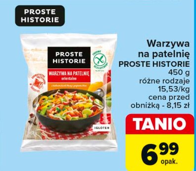 Warzywa na patelnię orientalne Iglotex proste historie promocja