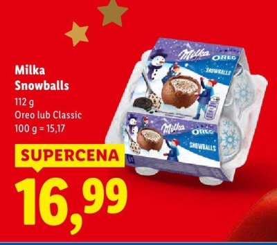 Czekoladowe Snowballs Classic promocja w Lidl