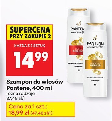 Szampon do włosów Pantene, 400 ml promocja w Biedronka
