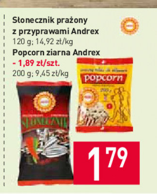 Popcorn ziarna Andrex promocja