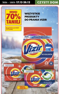 Produkty do prania Vizir All-in-1 Pods do kolorów promocja w Biedronka