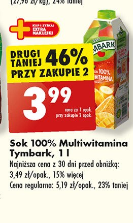 Sok multiwitamina Tymbark 1936 promocja