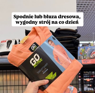 Bluza dresowa damska promocja w Biedronka