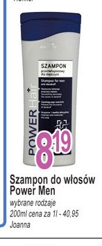 Szampon do w艂os贸w przeciw艂upiezowy JOANNA POWER HAIR promocja