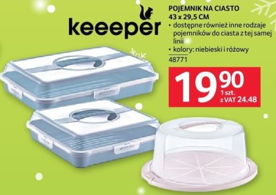 Pojemnik KEEEPER POJEMNIK NA CIASTO 43 x 29,5 CM promocja w Selgros