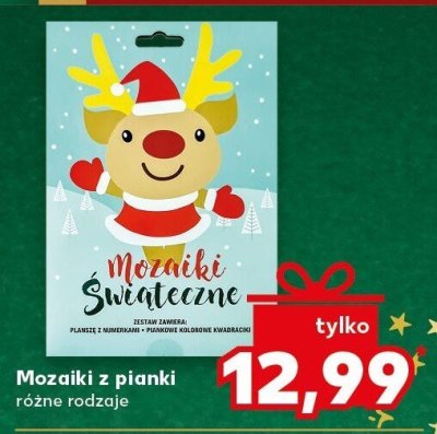 Mozaiki z pianki różne rodzaje promocja w Kaufland