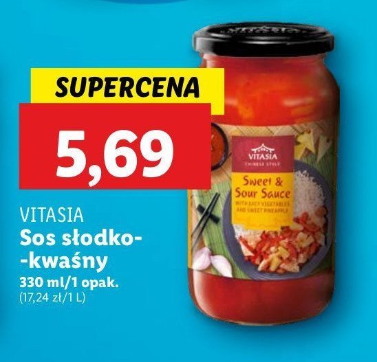 Sos słodko-kwaśny Vitasia promocja