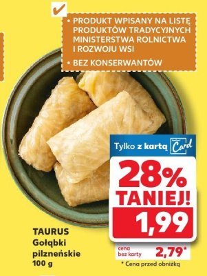Gołąbki pilzneńskie Taurus promocja