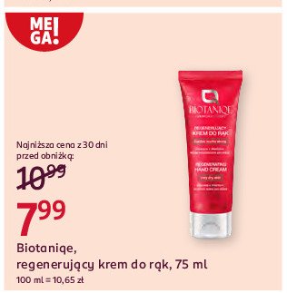 Regenerujący krem do rąk bardzo sucha skóra Biotaniqe dermoskin expert promocja w Rossmann