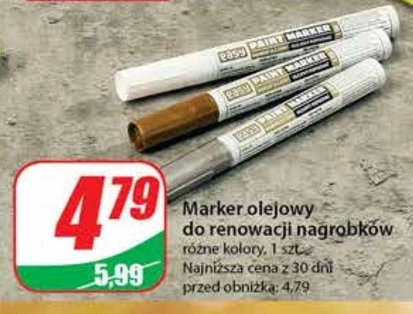 Marker olejowy bia艂y Easy promocja