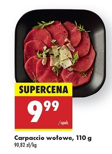 Carpaccio wołowe promocja w Biedronka