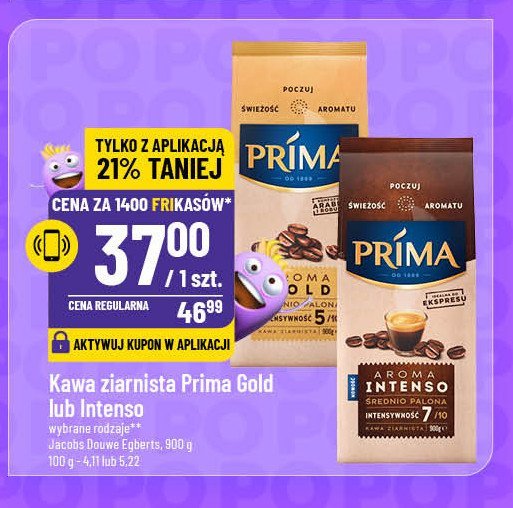 Kawa Cafe prima aroma intenso promocja w POLOmarket