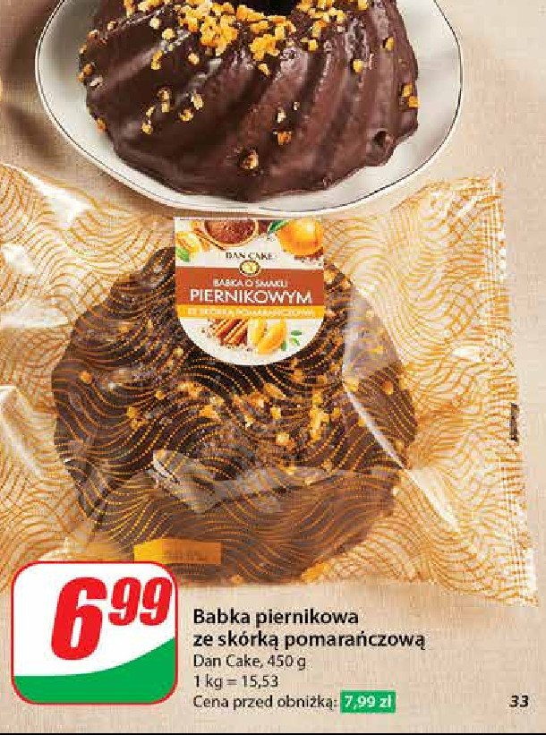 Babka piernikowa ze skórką pomarańczową Dan cake promocja