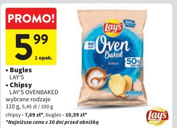 Chipsy paprika Lay's bugles promocja