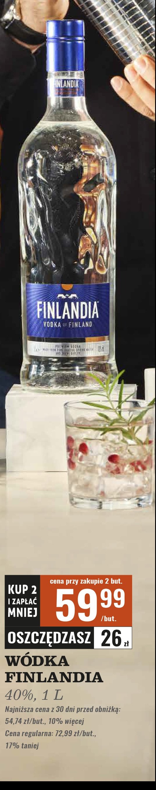 Wódka Finlandia vodka of finland promocja w Twój Market