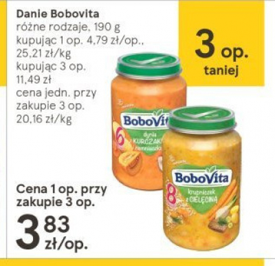 Dynia z kurczakiem i ziemniaczkami Bobovita promocja