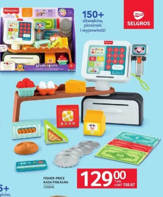 Zabawka Fisher-Price Kasa Fiskalna promocja w Selgros