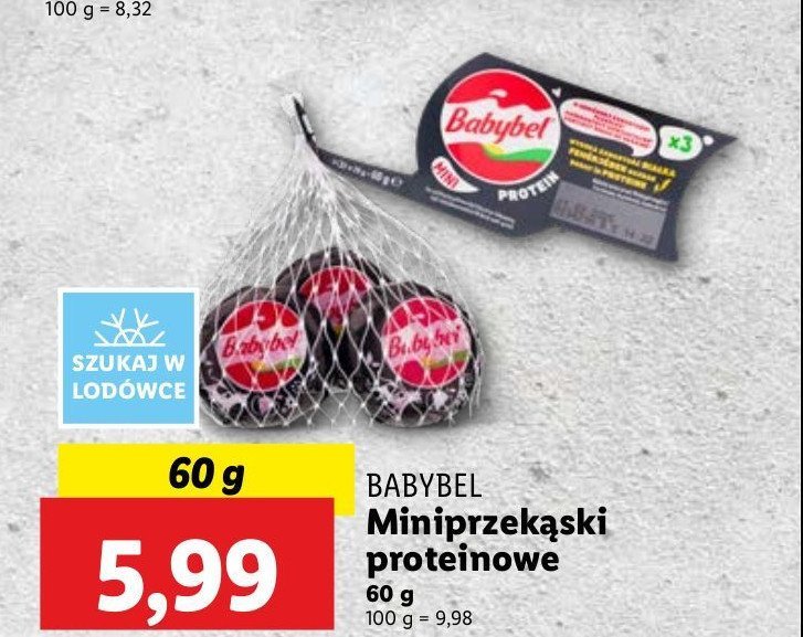 Ser mini proteinowy BABYBEL promocja w Lidl