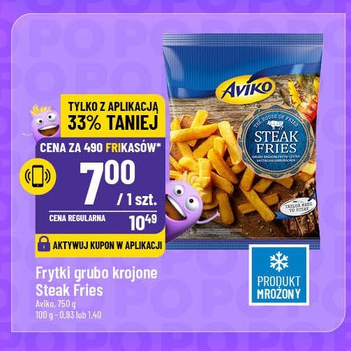 Frytki Aviko steak fries promocja