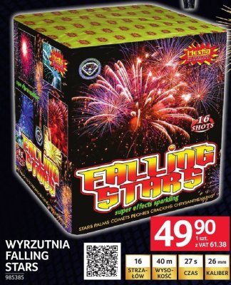 Wyrzutnia Falling Stars promocja w Selgros