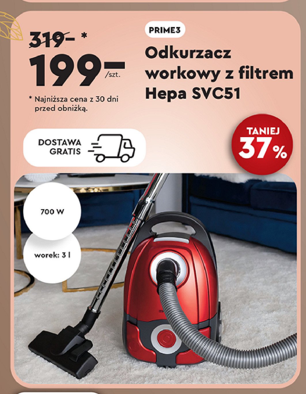 Odkurzacz svc51 Prime3 promocja