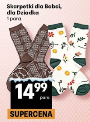 Skarpetki dla Babci, dla Dziadka promocja w Delikatesy Centrum
