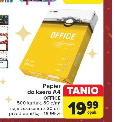 P0apier kserograficzny Office products promocja w Carrefour Market