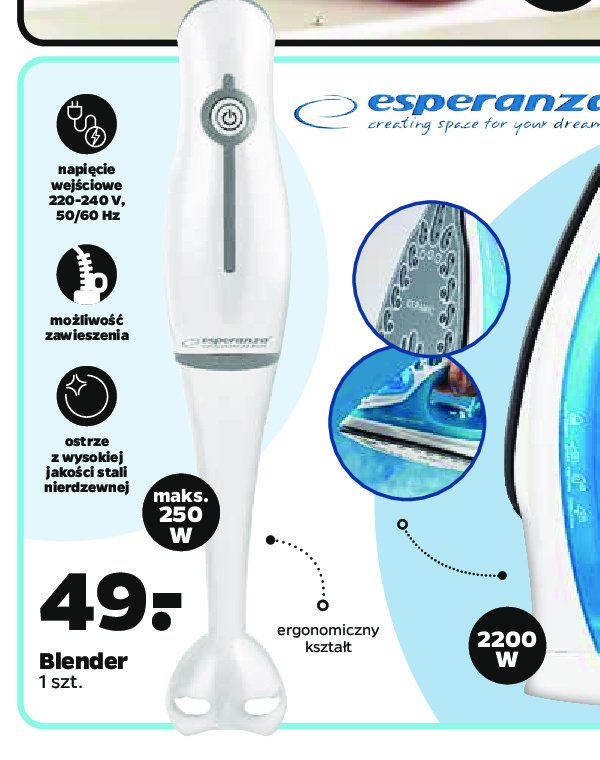 Blender 250 w Esperanza promocja