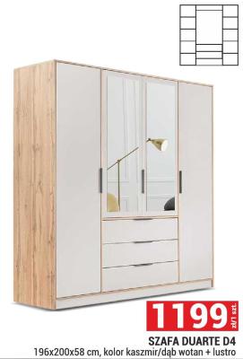 SZAFA DUARTE D4 promocja w Merkury Market