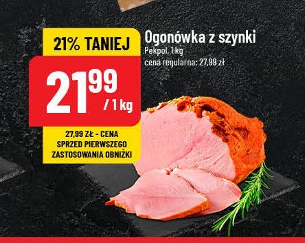 Ogonówka z szynki Pekpol promocja w POLOmarket