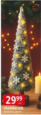 Choinka LED promocja w Leclerc