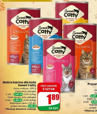 Mokra karma dla kota  różne rodzaje promocja w Dino