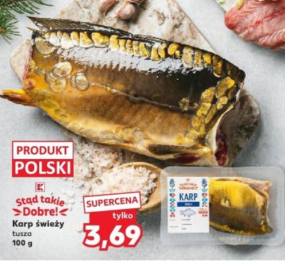 Karp świeży tusza 100 g promocja w Kaufland