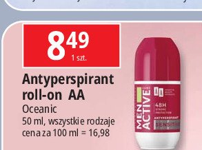 Antyperspirant senstivie Aa men men active care promocja