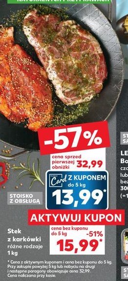 Kark贸wka na stek promocja