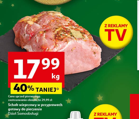 Schab wieprzowy w przyprawach do pieczenia promocja