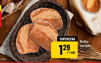 Bułka nacięta promocja w POLOmarket