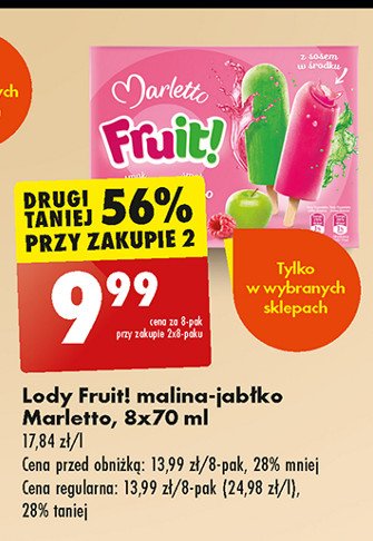 Lody fruit! Marletto promocja