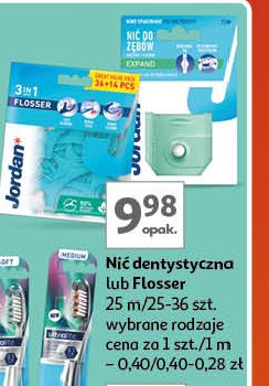 Nić dentystyczna expanding 25 m Jordan promocja