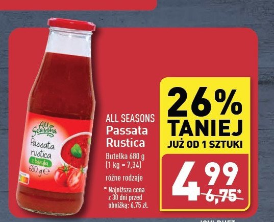 Passata rustica All seasons promocja