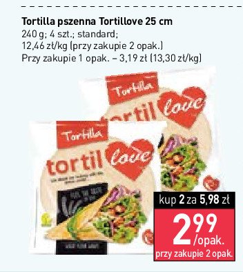 Tortilla Tortillove promocja
