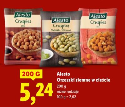 Orzeszki ziemne w cieście 200 g promocja w Lidl