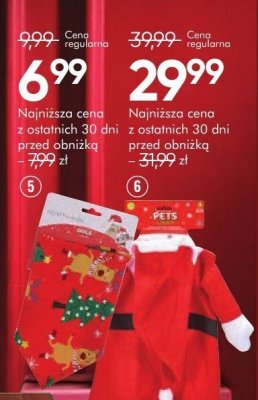 Ubranie świąteczne dla psa KOOPMAN promocja w Super-Pharm